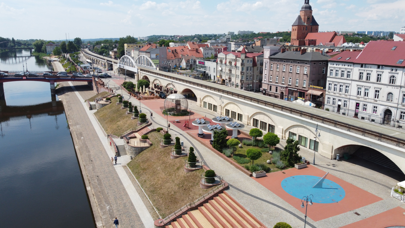 Wschodni bulwar nad Wartą w Gorzowie przed planowaną przebudową za blisko 3 miliony złotych