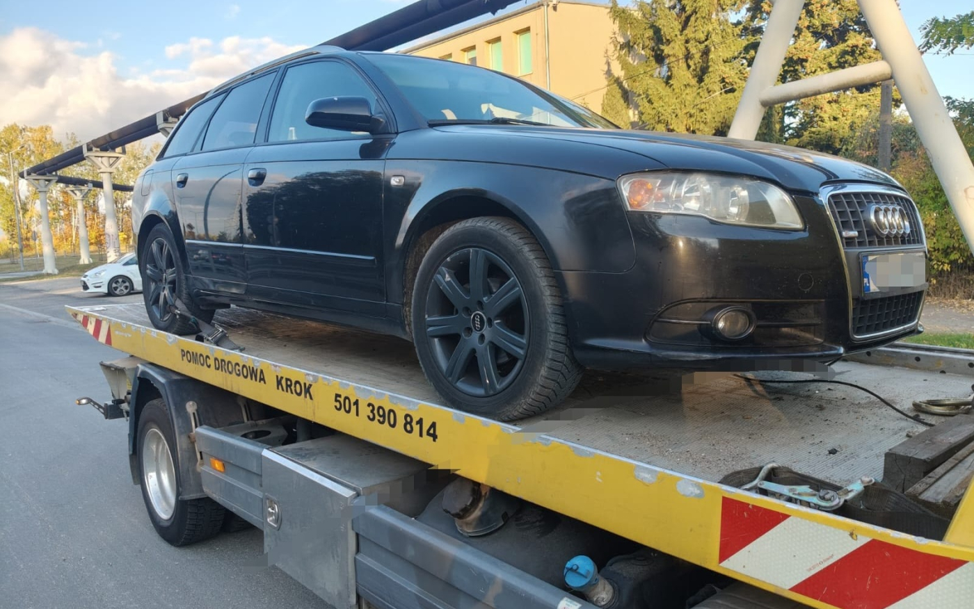 zatrzymanie pijanego kierowcy audi 2.5 promila dożywotni zakaz prowadzenia pojazdów poszukiwana pasażerka interwencja policji Gorzów ulica Zawackiej