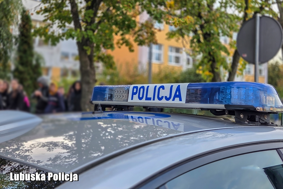 policyjna interwencja i zatrzymanie nastolatka Gorzów Komenda Wojewódzka Policji w Gorzowie Wielkopolskim
