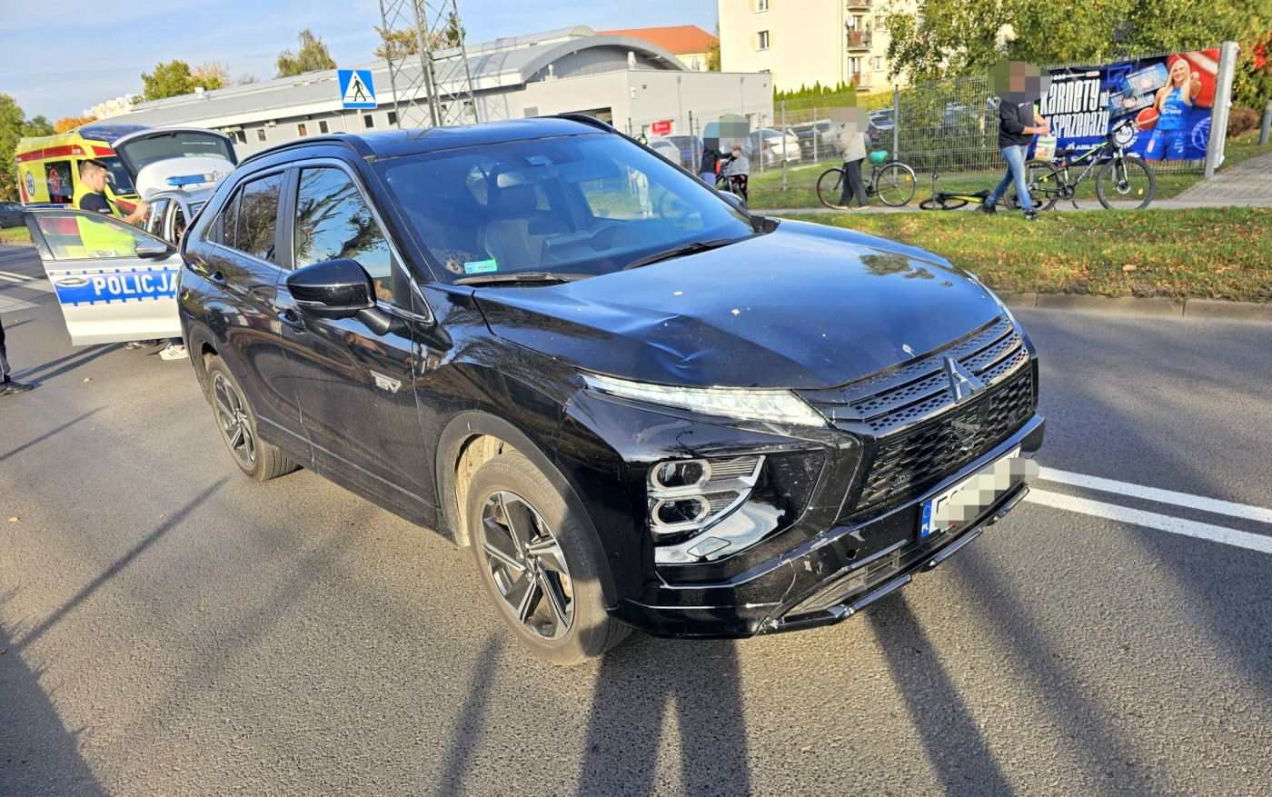wypadek ulica olimpijska gorzów potrącenie dwójki dzieci na oznakowanym przejściu dla pieszych