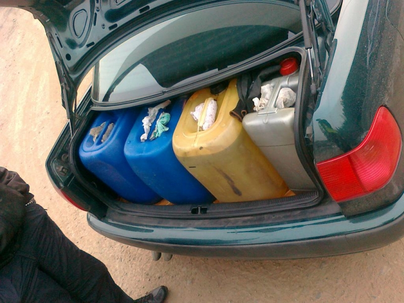 Złapani z paliwem z drugiego obiegu