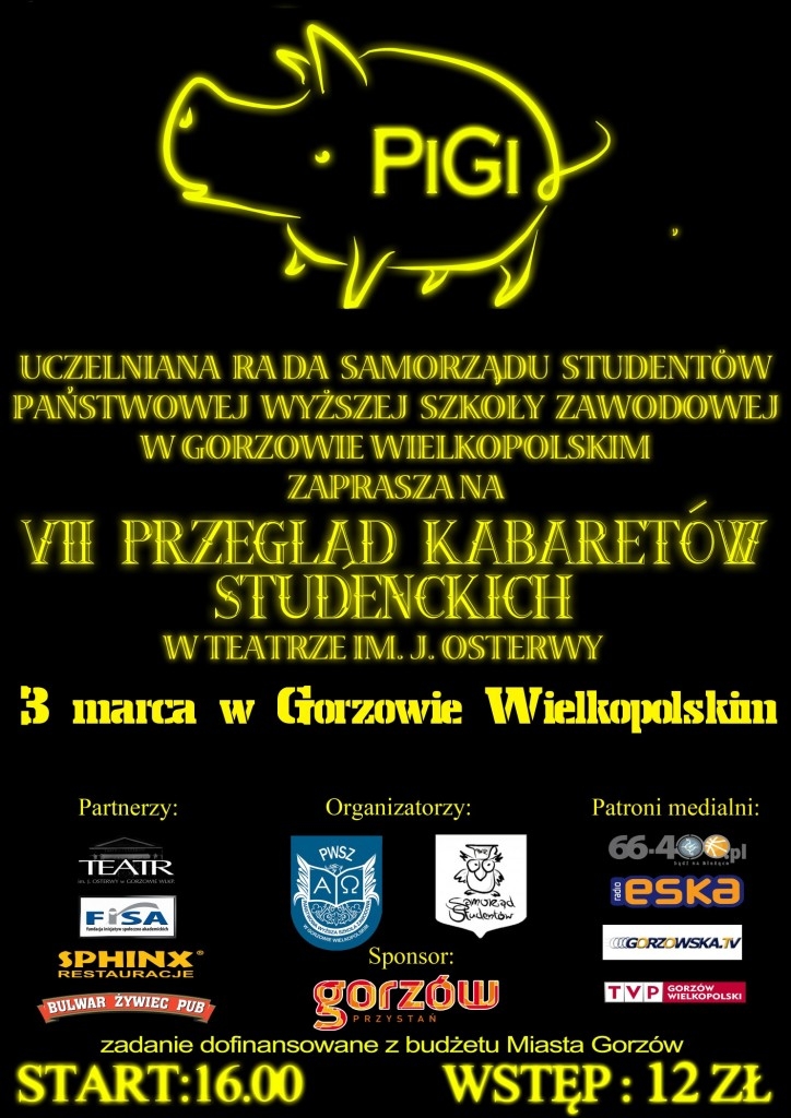 7 edycja PiGi, czyli studenci kabaretowo
