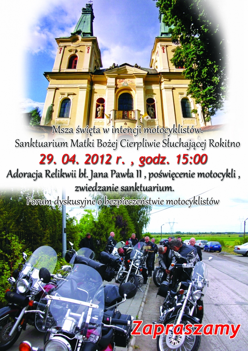 Pielgrzymka motocyklistów do Rokitna
