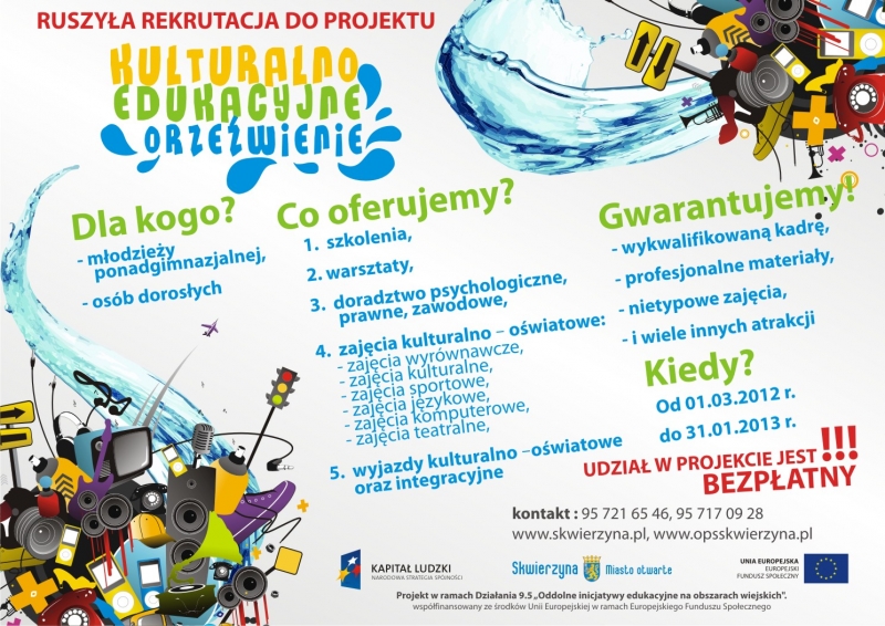 Orzeźwieni mieszkańcy Skwierzyny