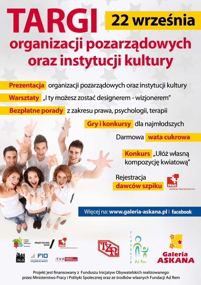 Targi Organizacji Pozarządowych i Instytucji Kultury w Galerii Askana