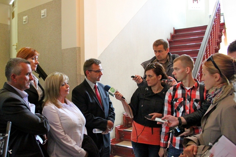 Marszałek przyjechała, pogadała i...