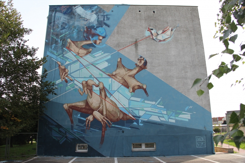 Kolejny mural w Gorzowie