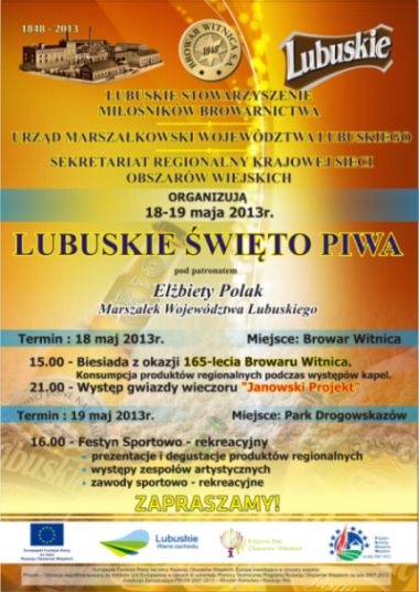 Już w sobotę Lubuskie Święto Piwa