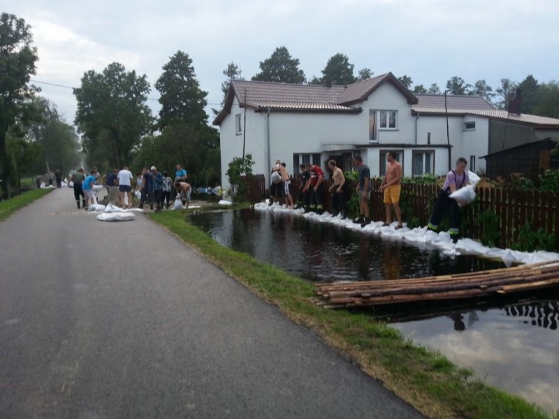 Bolemin prawie pod wodą