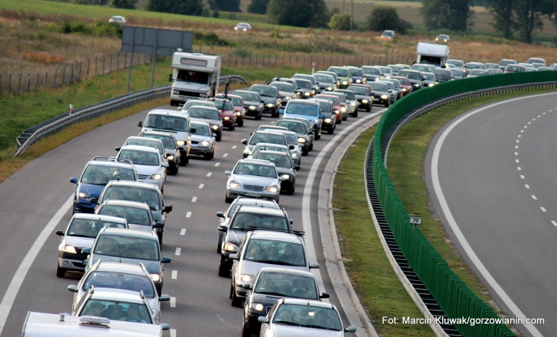 Wracamy znad morza i stoimy w korkach