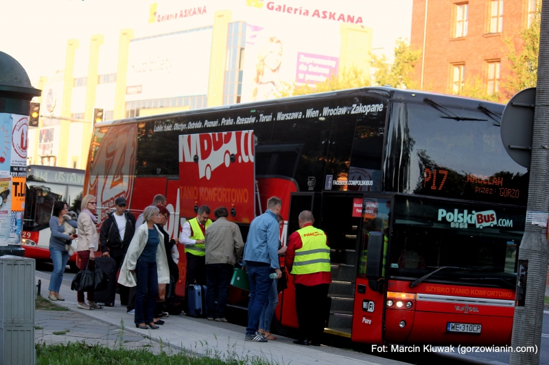 Przystanek Estkowskiego-AWF, czyli Polski Bus wjechał do Gorzowa!