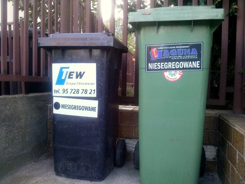 Sprawdzamy wymianę pojemników. Idzie zielone!