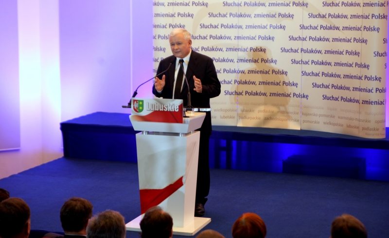 Prezes Kaczyński w Gorzowie, czyli jak PiS rozpoczynał kampanię