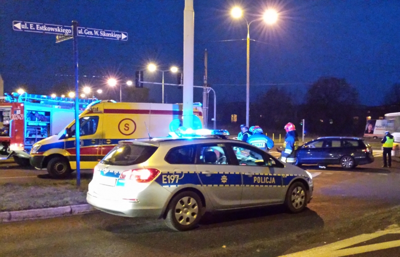 Najczęściej do wypadków dochodzi na Kasprzaka, Roosvelta i…