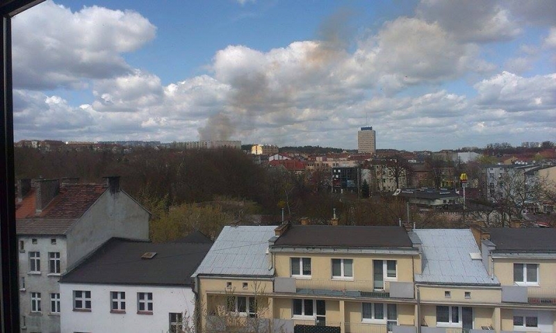 Ponownie płoną trawy na poligonie