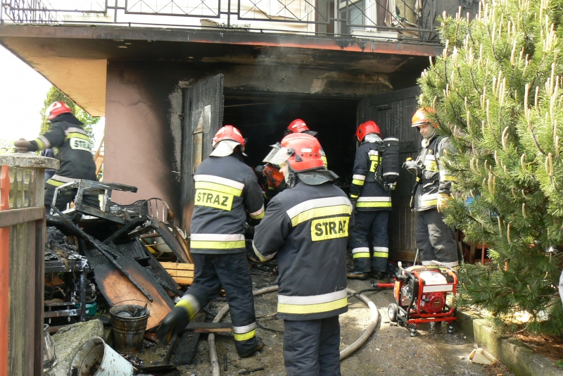 Pożar domu przy Kirkora