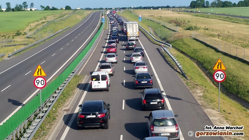 Zakorkowana S3 przed Gorzowem! [wideo, zdjęcia]