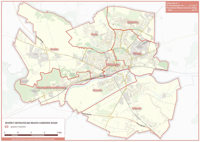 Gorzów został podzielony