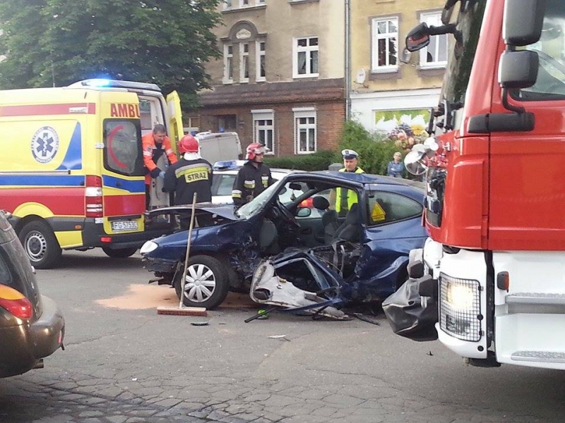 Wypadek na Śląskiej [zdjęcia]