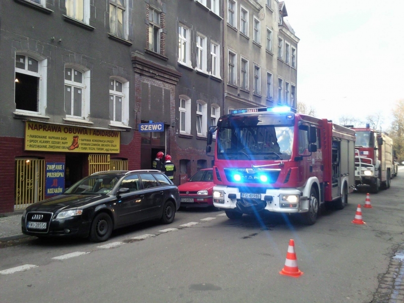 Pożar zakładu szewskiego przy Garbary? [zdjęcia]