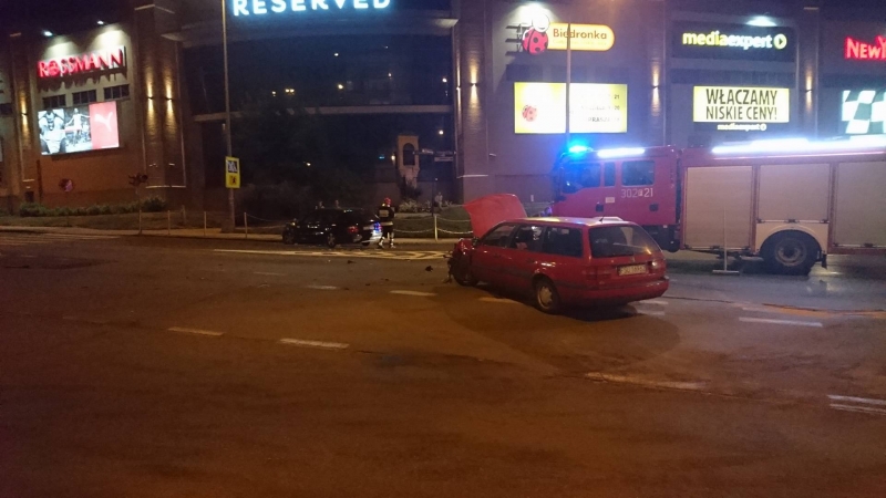 Wypadek koło Askany [zdjęcia]