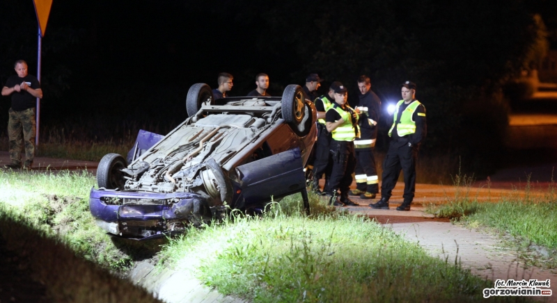 Dachowanie forda na krajowej 22