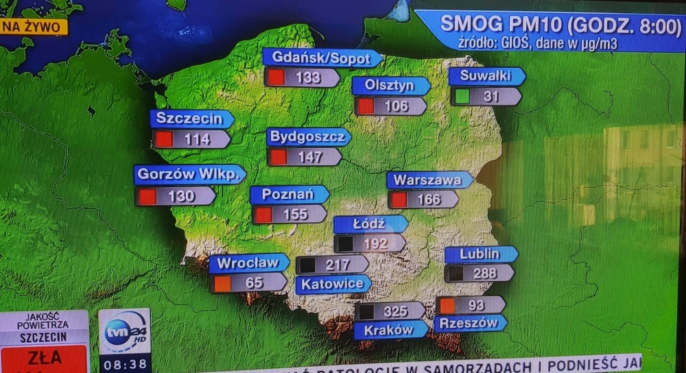 Smog znów nad Gorzowem