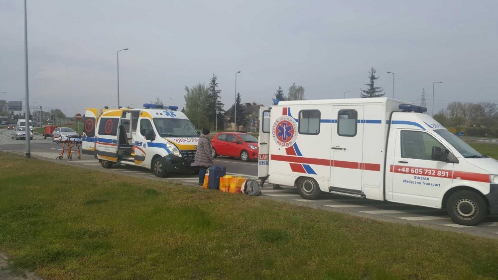 Zderzenie karetki ze skodą [zdjęcia]