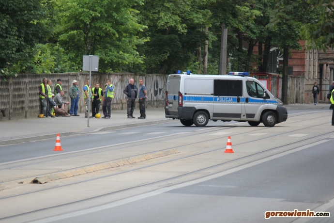 4/11 Uszkodzona rura gazowa przy Warszawskiej