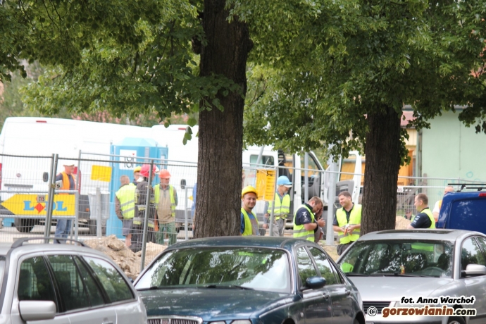 7/11 Uszkodzona rura gazowa przy Warszawskiej