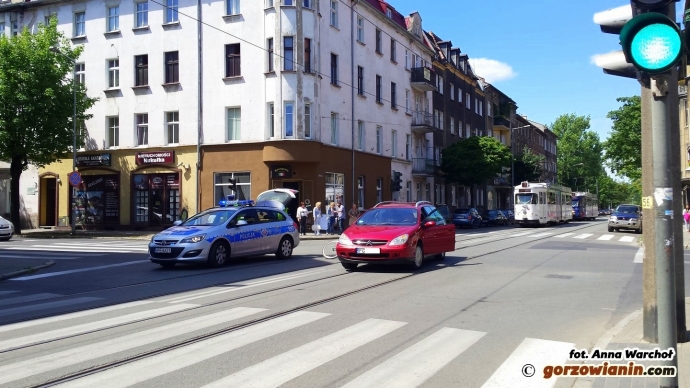 2/7 Potrącenie rowerzystki na Mieszka I