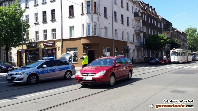 7/7 Potrącenie rowerzystki na Mieszka I