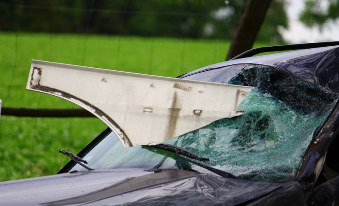 3/6 Wypadek koło Strzelec Krajeńskich