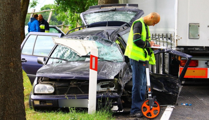 6/6 Wypadek koło Strzelec Krajeńskich