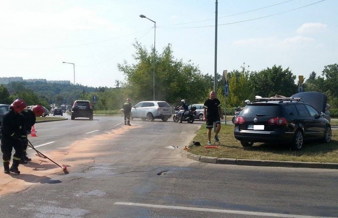 2/4 Wypadek na rondzie Wyszyńskiego