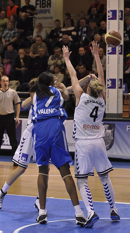 6/48 KSSSE AZS PWSZ Gorzów - Ros Casares Walencja 52:86