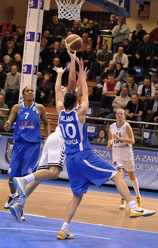 39/48 KSSSE AZS PWSZ Gorzów - Ros Casares Walencja 52:86