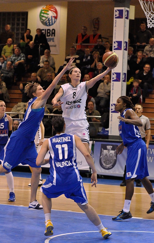 44/48 KSSSE AZS PWSZ Gorzów - Ros Casares Walencja 52:86