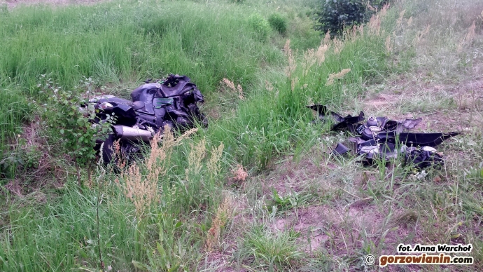 10/10 Zderzenie samochodu z motocyklem przy Kasprzaka