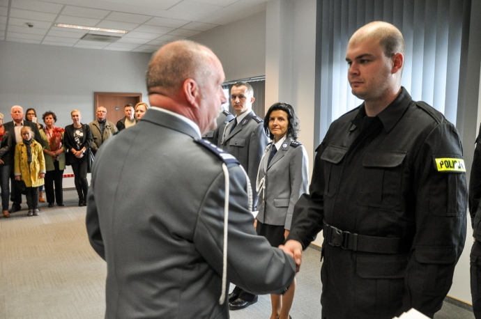 10/21 Ślubowanie nowych policjantów