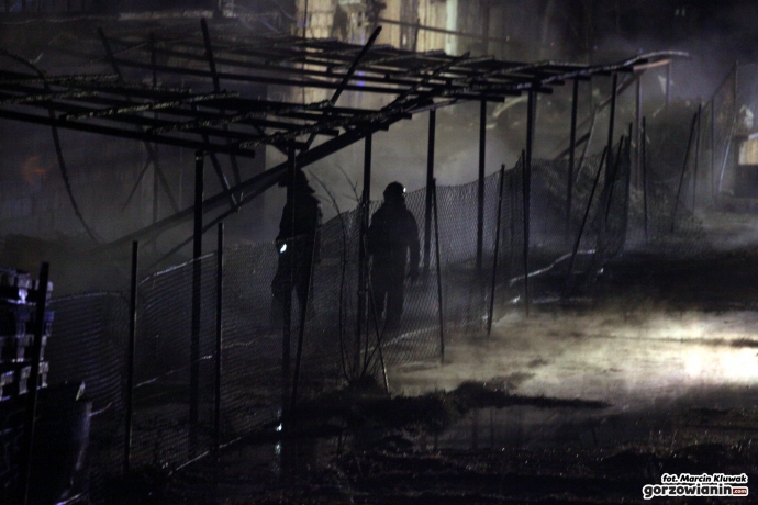 4/6 Pożar hali na Zawarciu