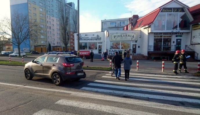 5/8 Na Piłsudskiego spłonęło auto