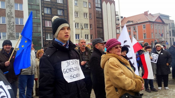 11/11 Druga manifestacja KOD w Gorzowie