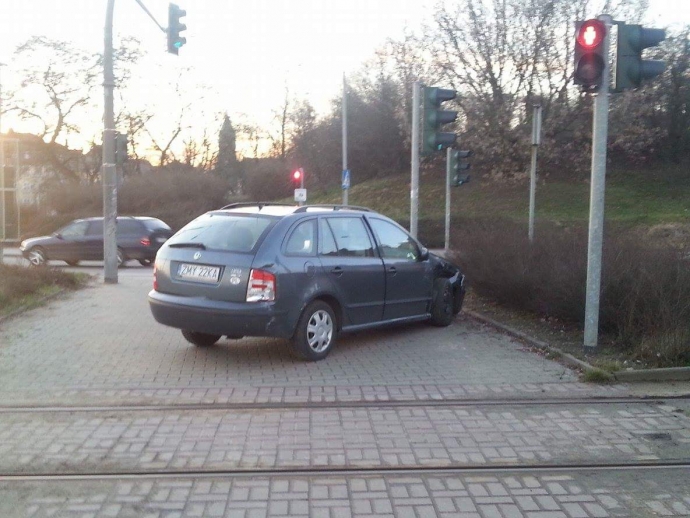 4/5 Wypadek na rondzie Santockim