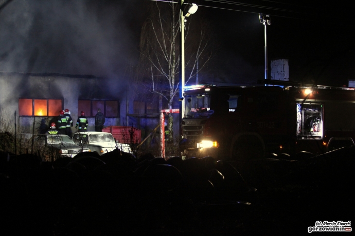 7/8 Pożar hali w Jenińcu