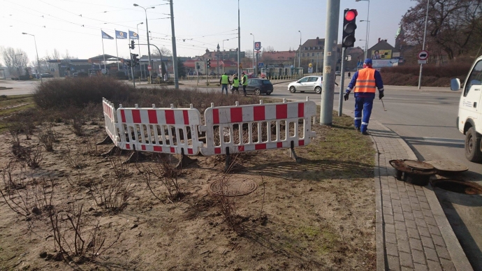 4/7 Awaria na rondzie Santockim