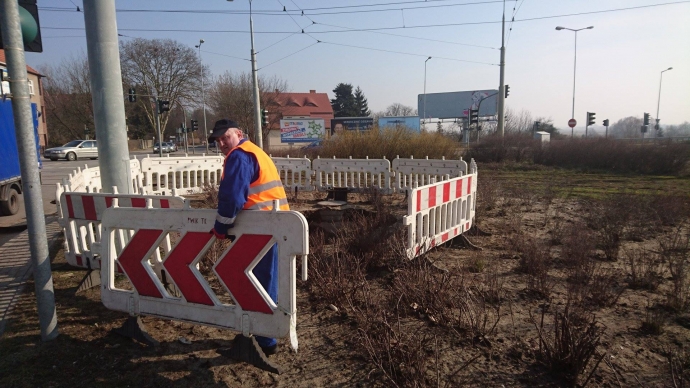 7/7 Awaria na rondzie Santockim