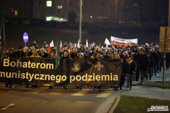 3/14 II Marsz Pamięci Żołnierzy Wyklętych w Gorzowie Wielkopolskim