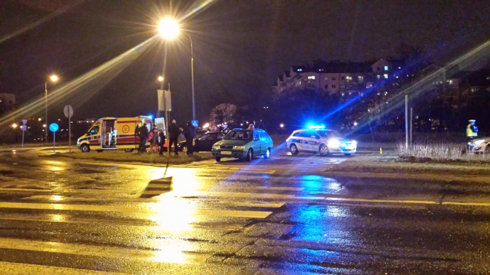 3/6 Potrącenie pieszego na pasach przy Piłsudskiego