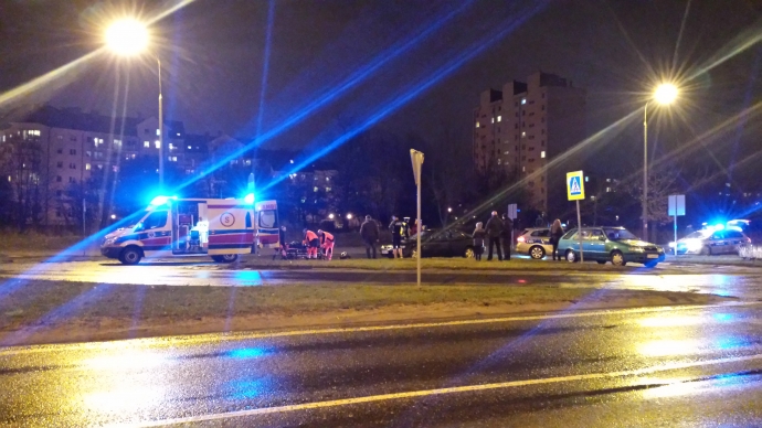 4/6 Potrącenie pieszego na pasach przy Piłsudskiego